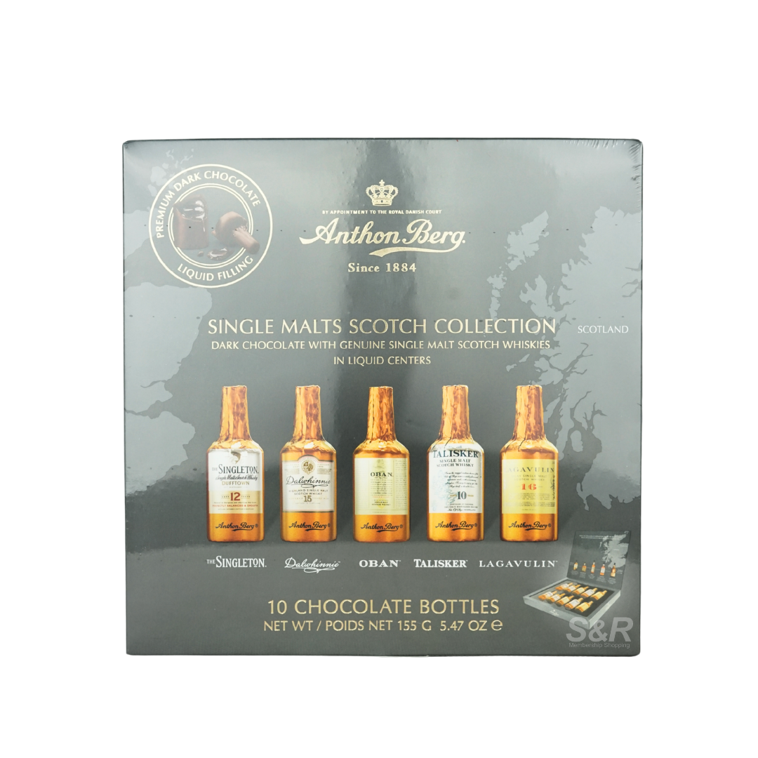 Anthon Berg Single Malts Scotch Chocolate Bottles 155g